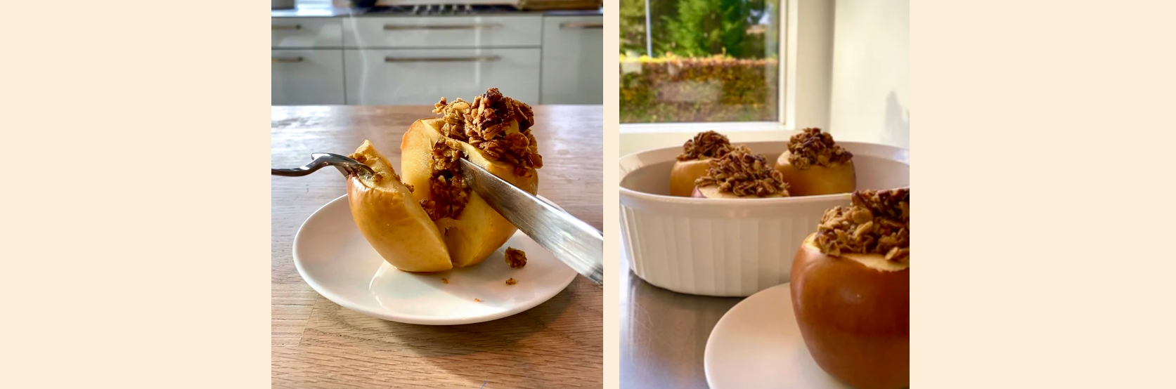 Ginger Chai Stuffed Apples – Anjali's Cup
