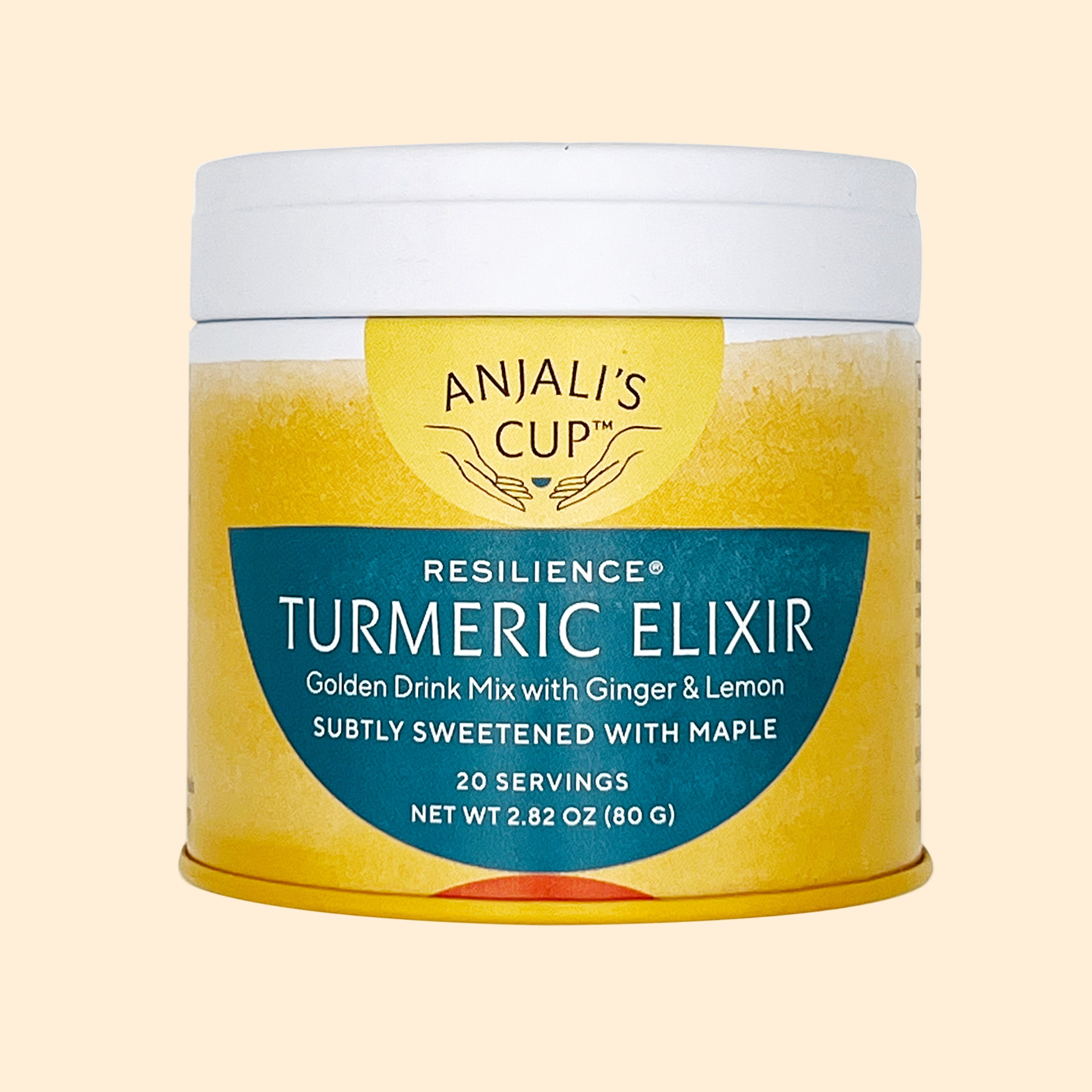 Shop Resilience® Turmeric Elixir | 20 Serving Tin | Bright Golden