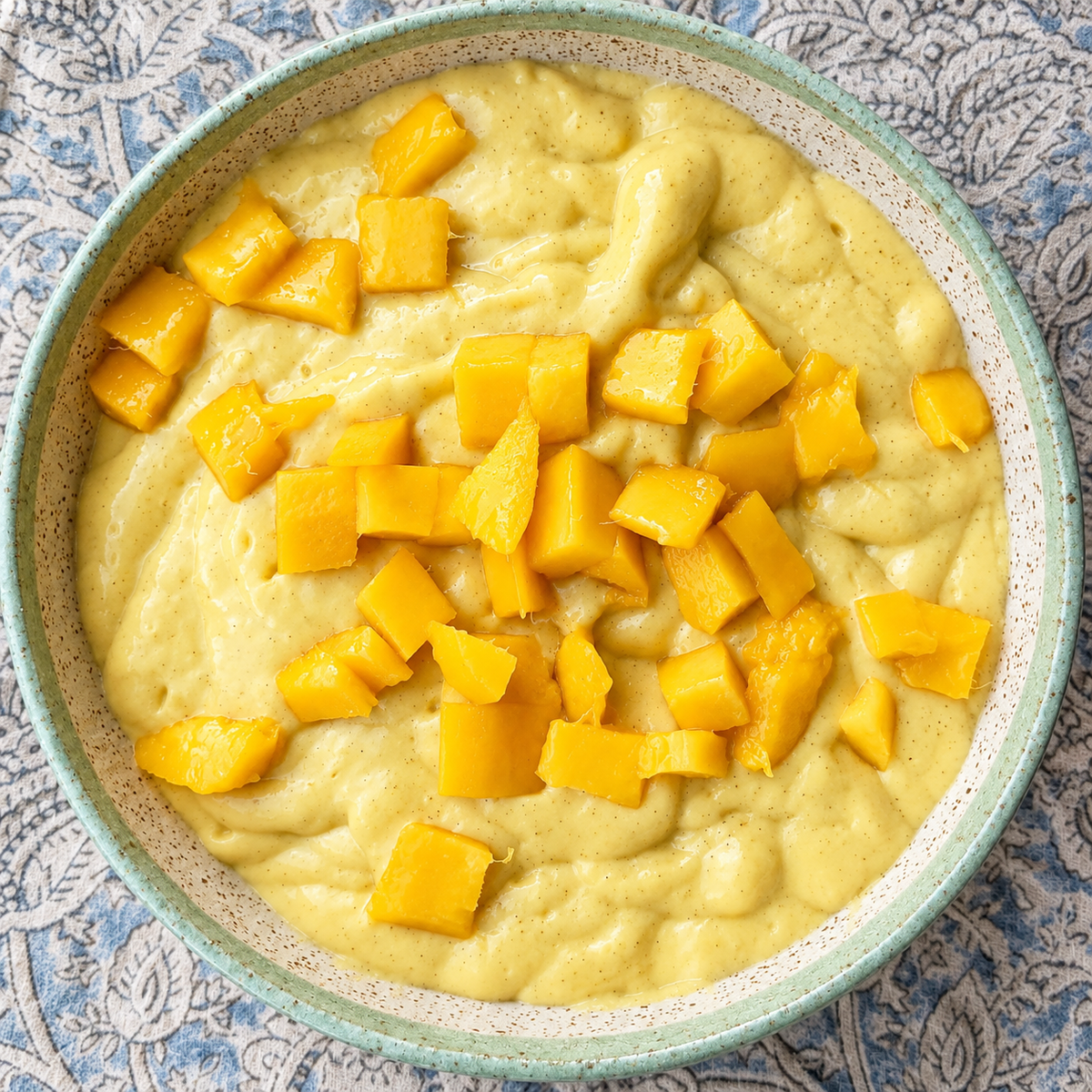 Turmeric Mango Lassi Protein Smoothie