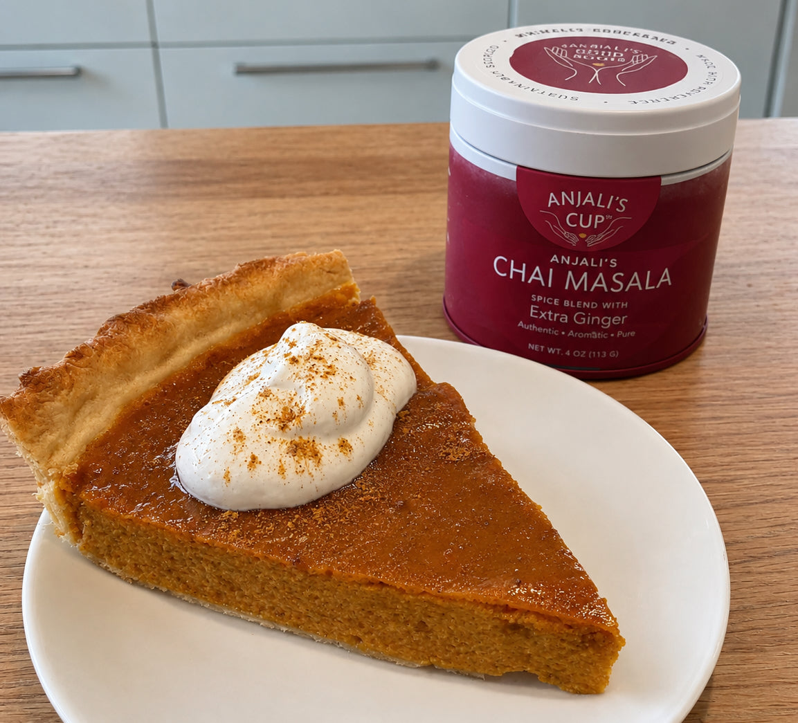 Ginger Chai Pumpkin Pie