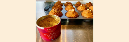 Chai Spiced Pumpkin Muffins