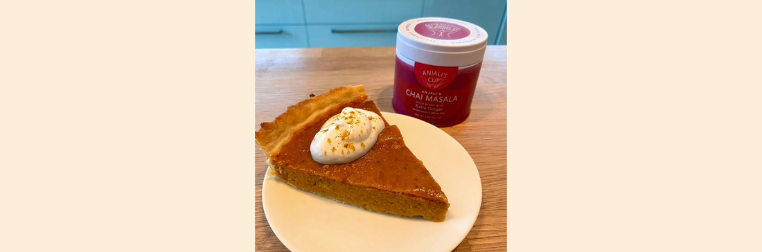 Ginger Chai Pumpkin Pie