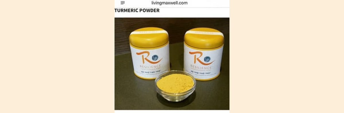 Resilience® Turmeric Elixir featured on Living Maxwell