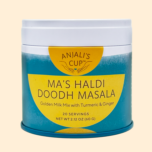Ma’s Haldi Doodh Masala, 20 Serving Tin - Spicy Golden Milk Mix