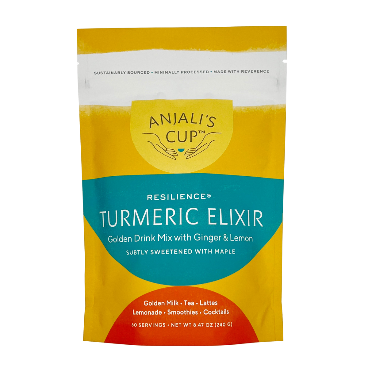 Resilience® Turmeric Elixir, Bright Golden Latte Mix, 60 Serving Pouch