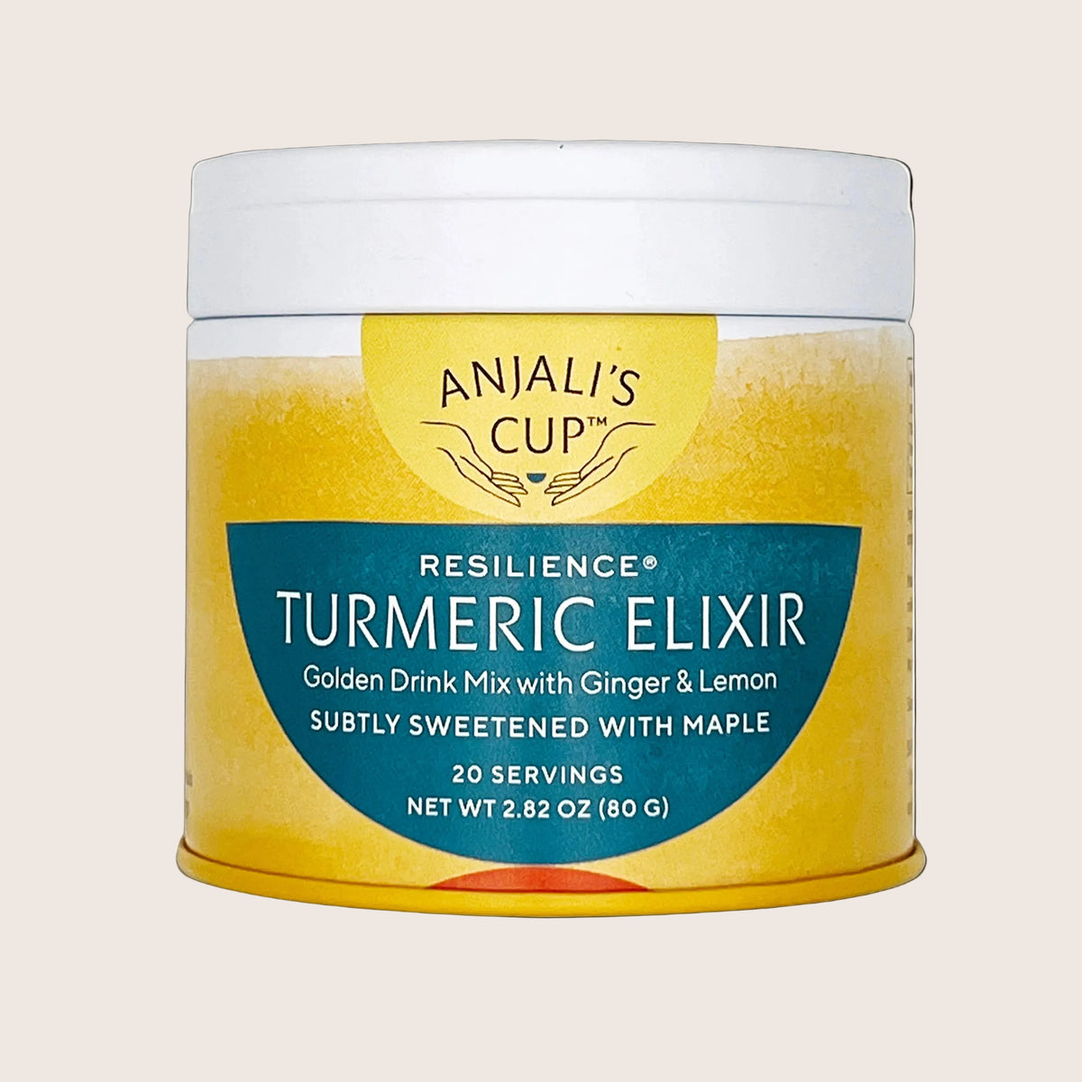 Resilience® Turmeric Elixir, 20 Serving Tin - Bright Golden Latte Mix