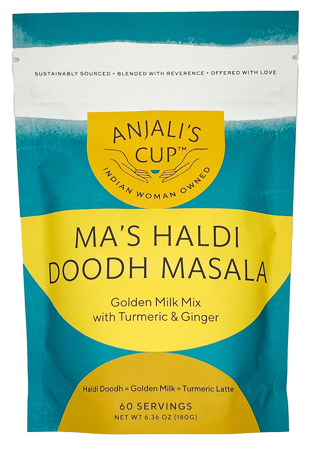 Ma's Haldi Doodh Masala - Golden Milk Mix with Turmeric & Ginger