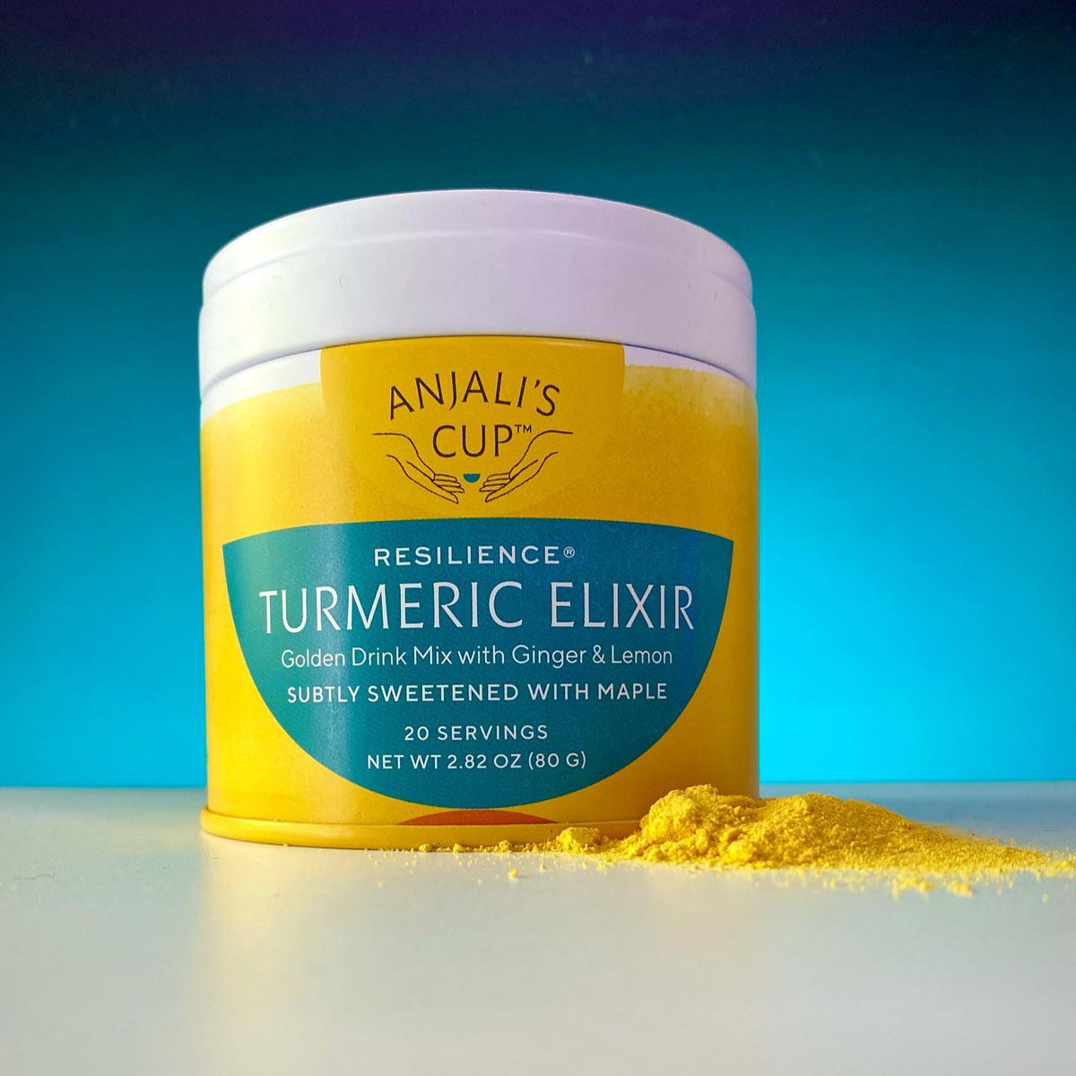 Resilience® Turmeric Elixir, 20 Serving Tin - Bright Golden Latte Mix