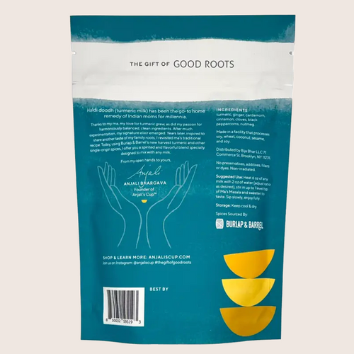 Ma’s Haldi Doodh Masala, 60 Serving Pouch - Spicy Golden Milk Mix