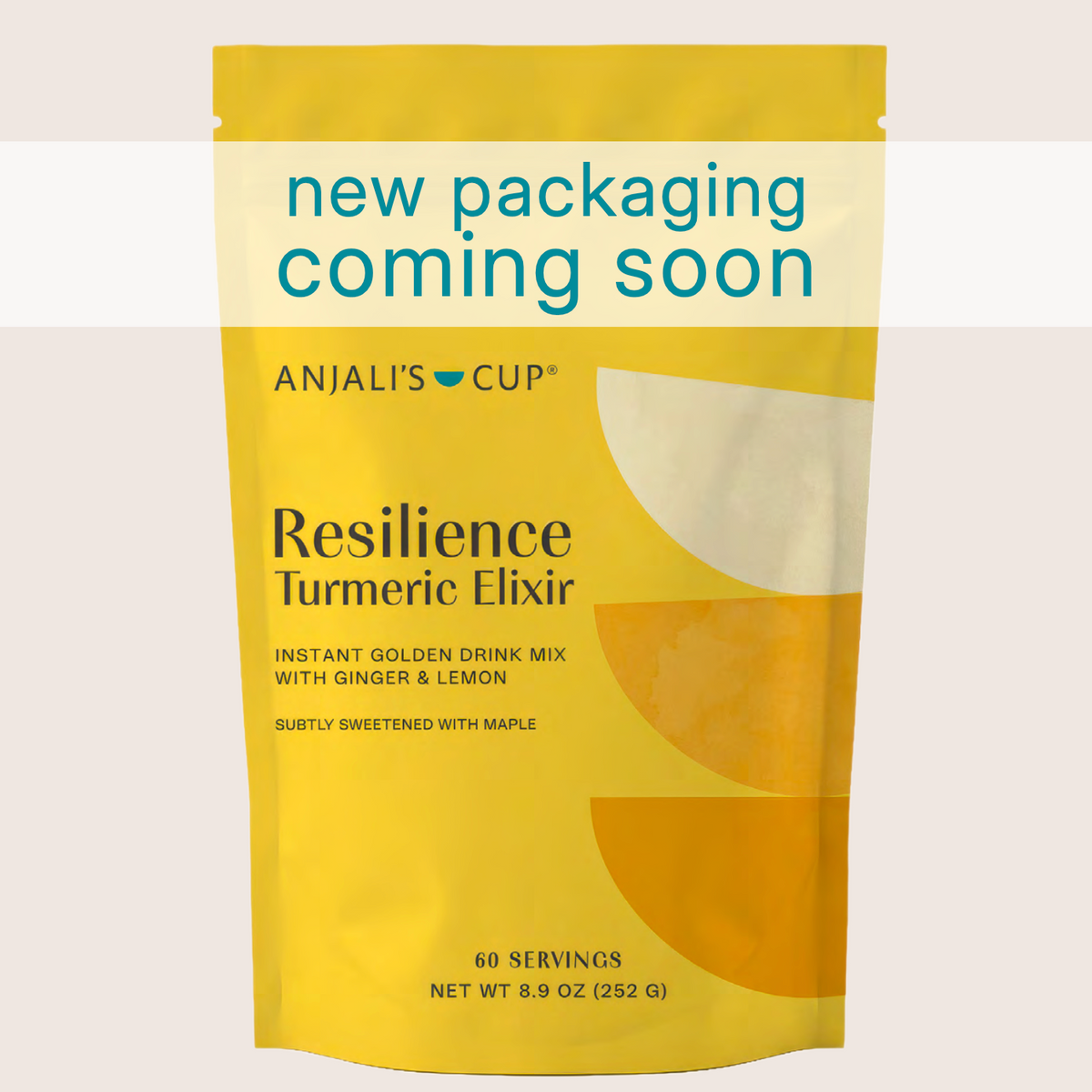Resilience® Turmeric Elixir, Bright Golden Latte Mix, 60 Serving Pouch