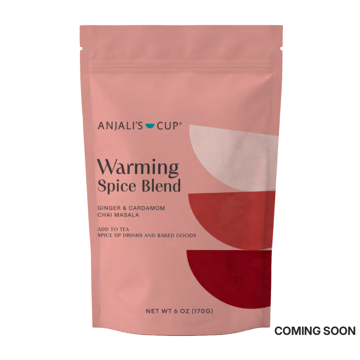 Warming Spice Blend, Ginger & Cardamom Chai Masala, 6 oz Pouch