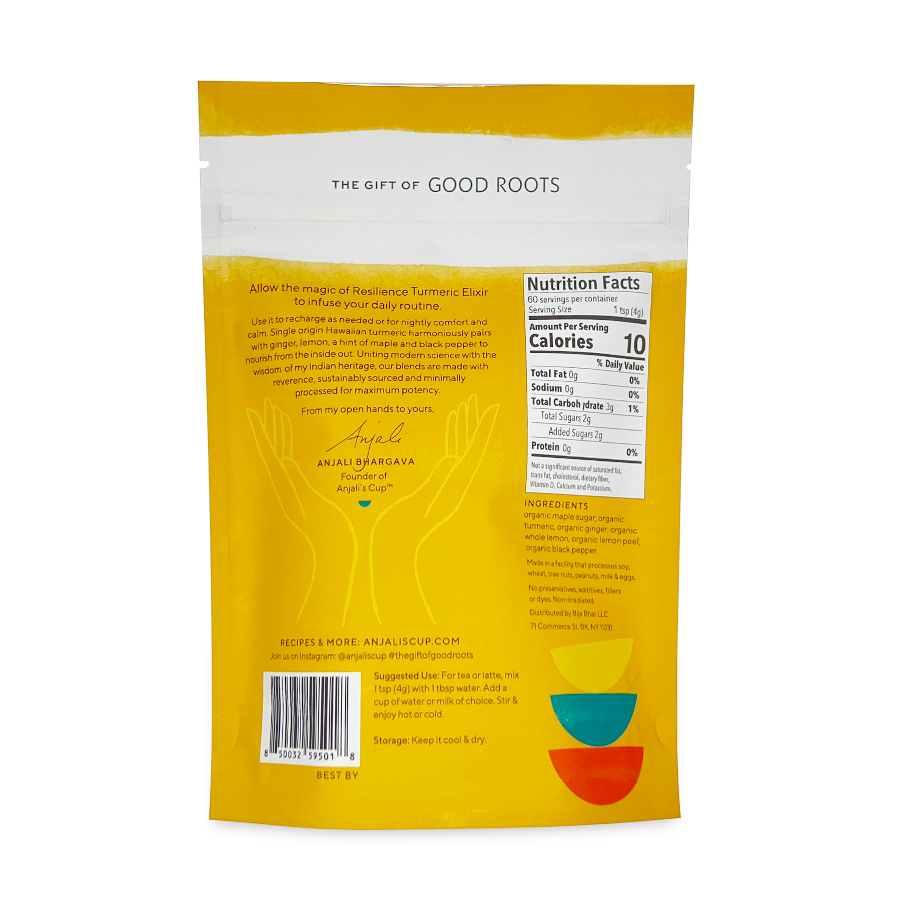 Nutrition Facts - Ingredients Used