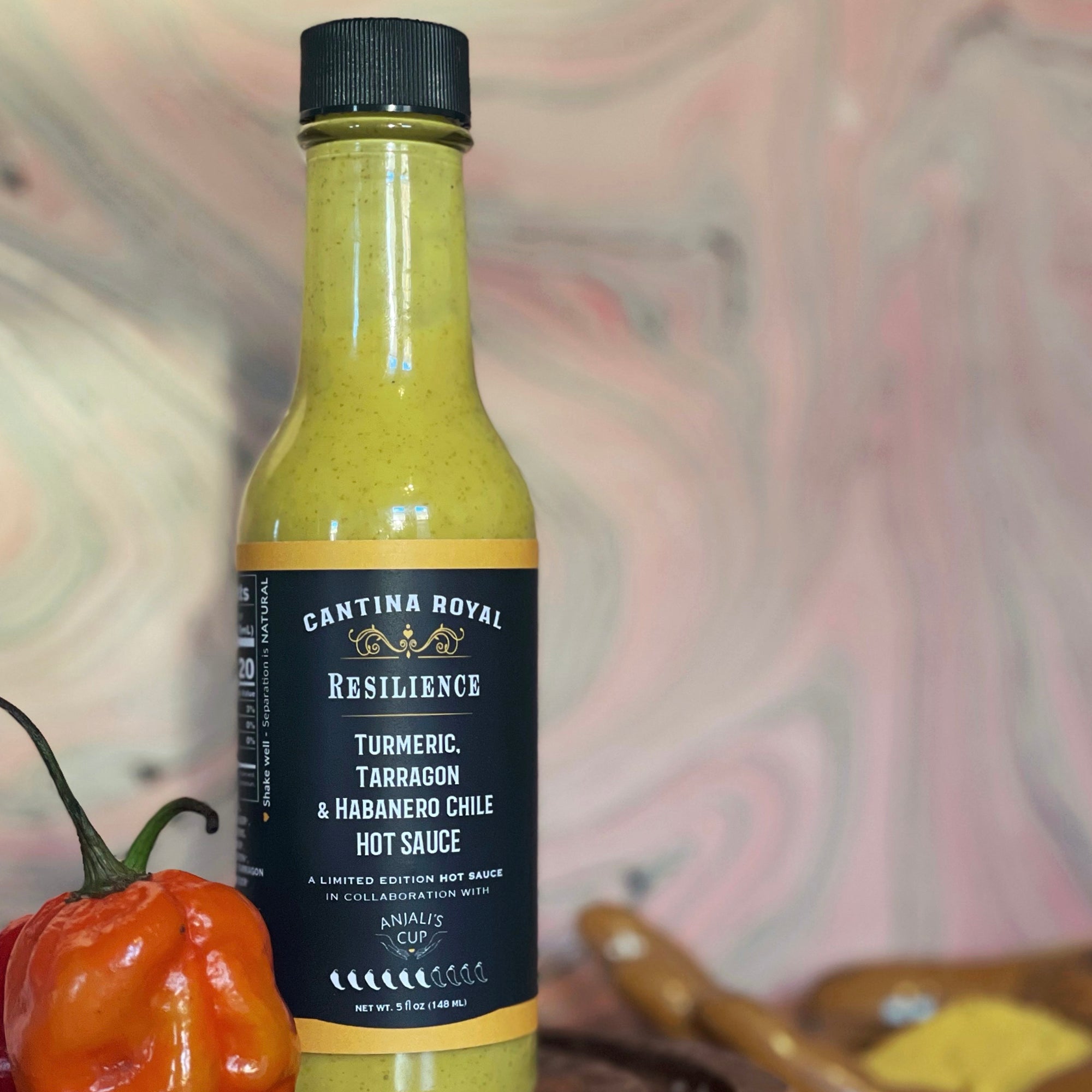 Resilience Turmeric, Tarragon & Habanero Chili Hot Sauce